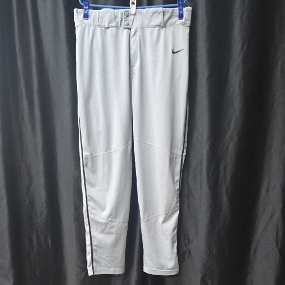 Nike Light Gray Joggers with Black Detailing - Picture 1 of 13